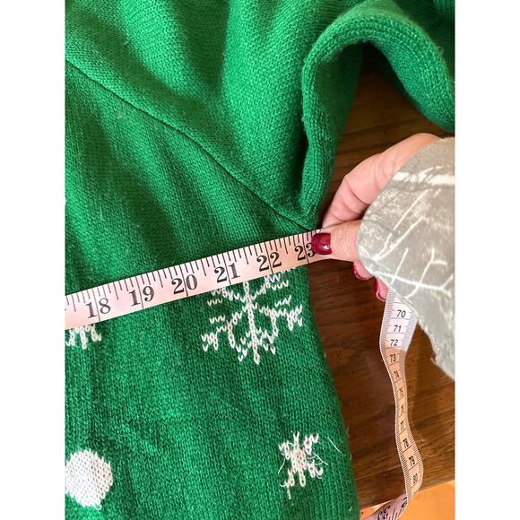Snowman Tunic Sweater Large - Picture 5 of 6